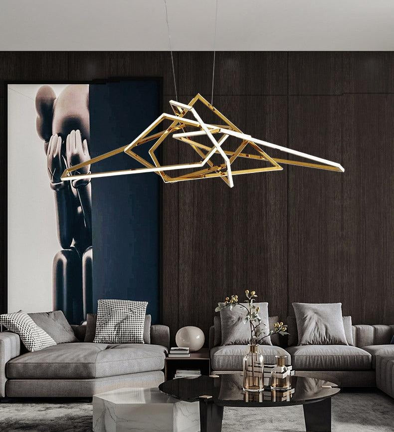 Gilt Edge Horizon (Gold) Chandelier