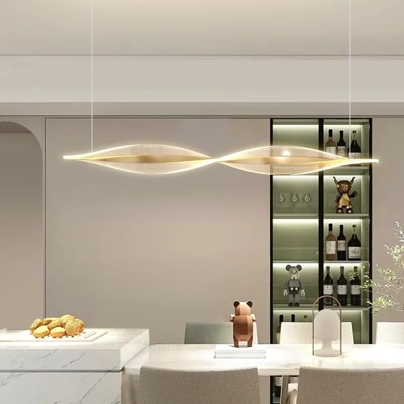 Twisted LED Hanging Lamp