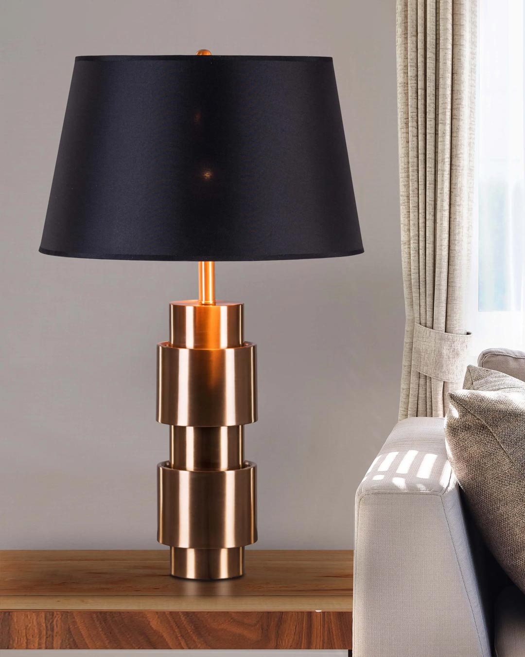 Stacked Cycliner Table Lamp