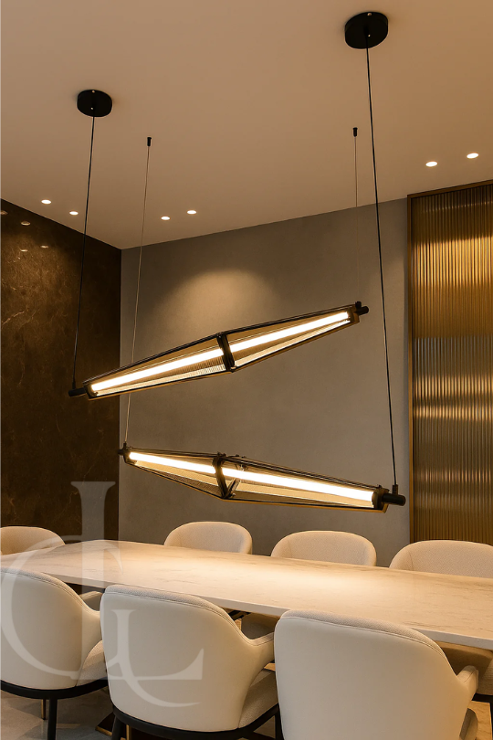 Parallel Pinnacle Chandelier