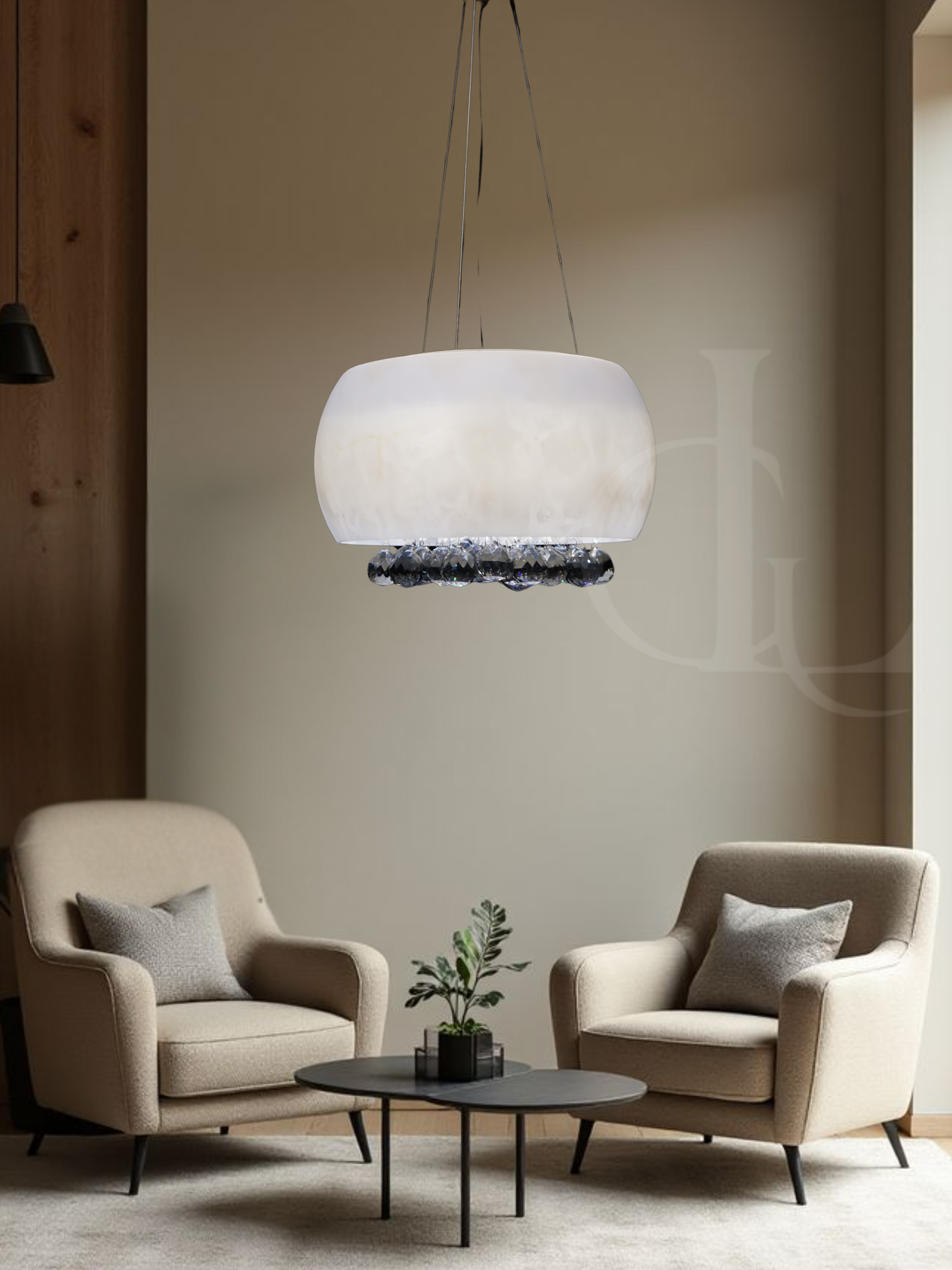 Moonveil Chandelier (Frosted Glass) Chandelier
