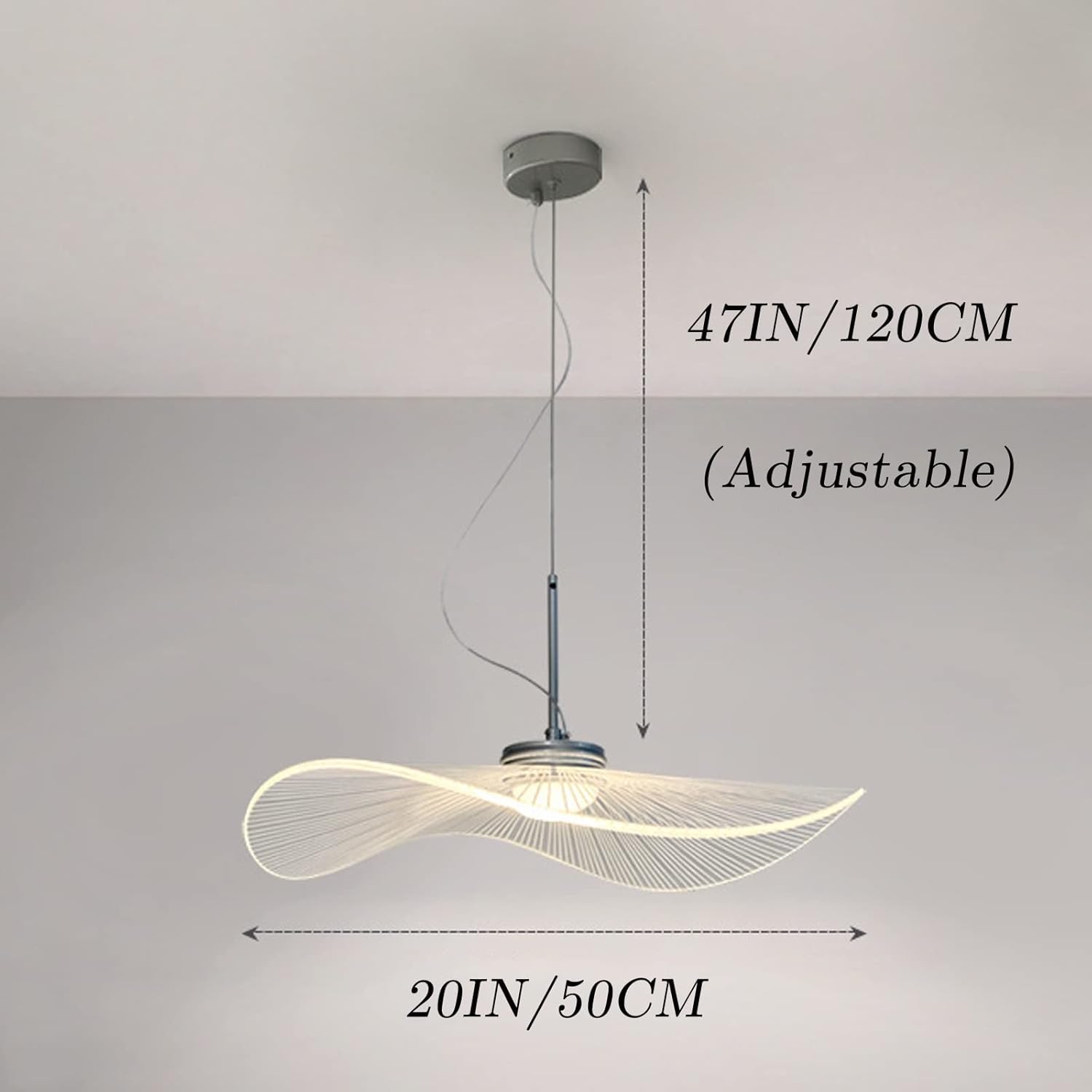 3 Colors Lotus Design LED Farmhouse Chandelier