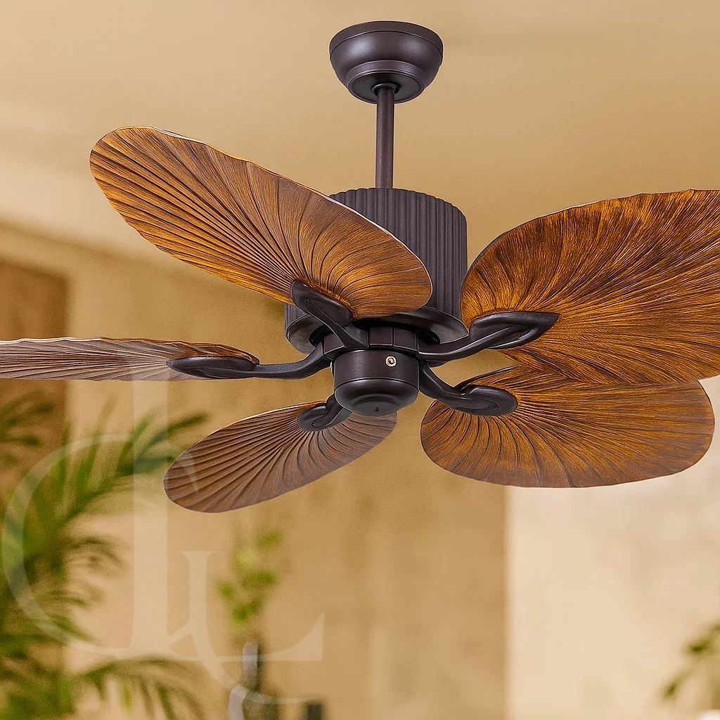 Wooden Aspirations (52 Inches Span, Wooden Finish ABS) Ceiling Fan with Remote Control
