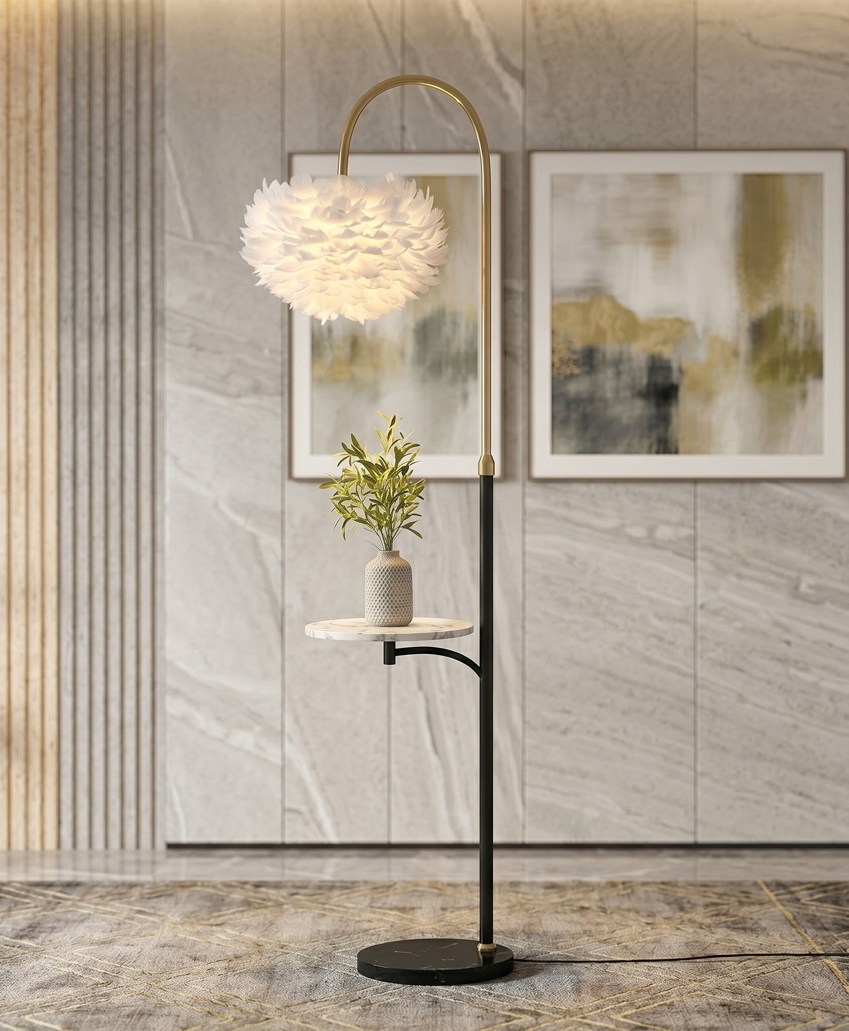 Floating Echo Floor Lamp