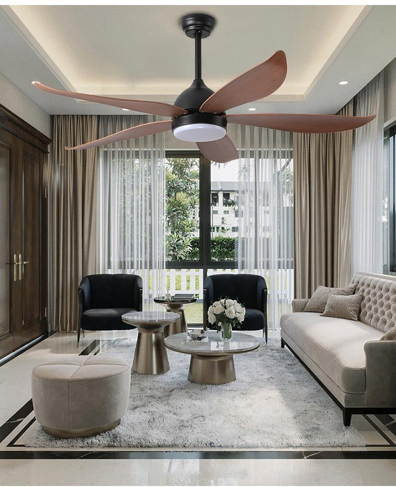 52 Inch 5 Blade Wind Lamp Ceiling Fan