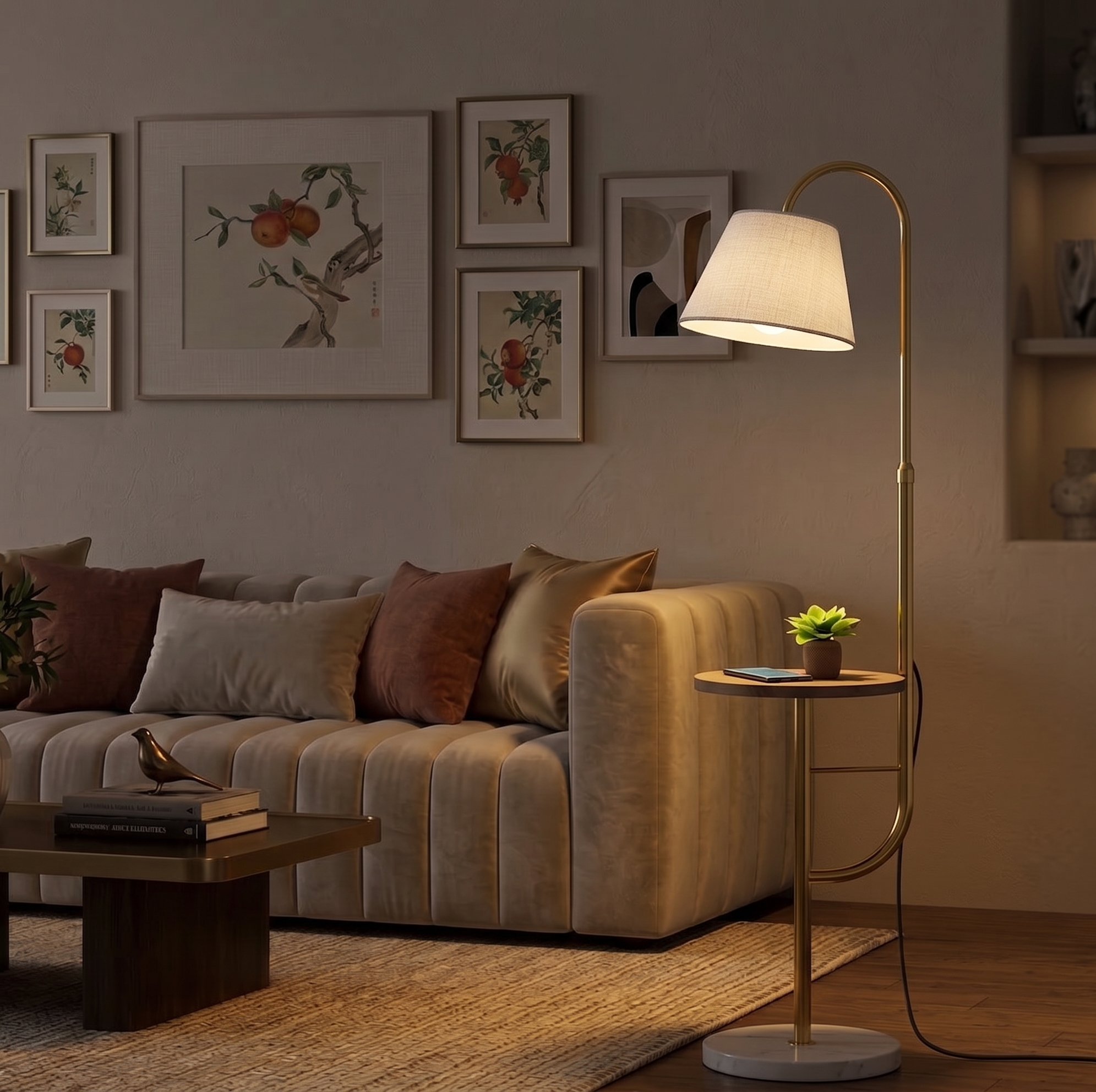 New Dawn (Gold) Floor Lamp