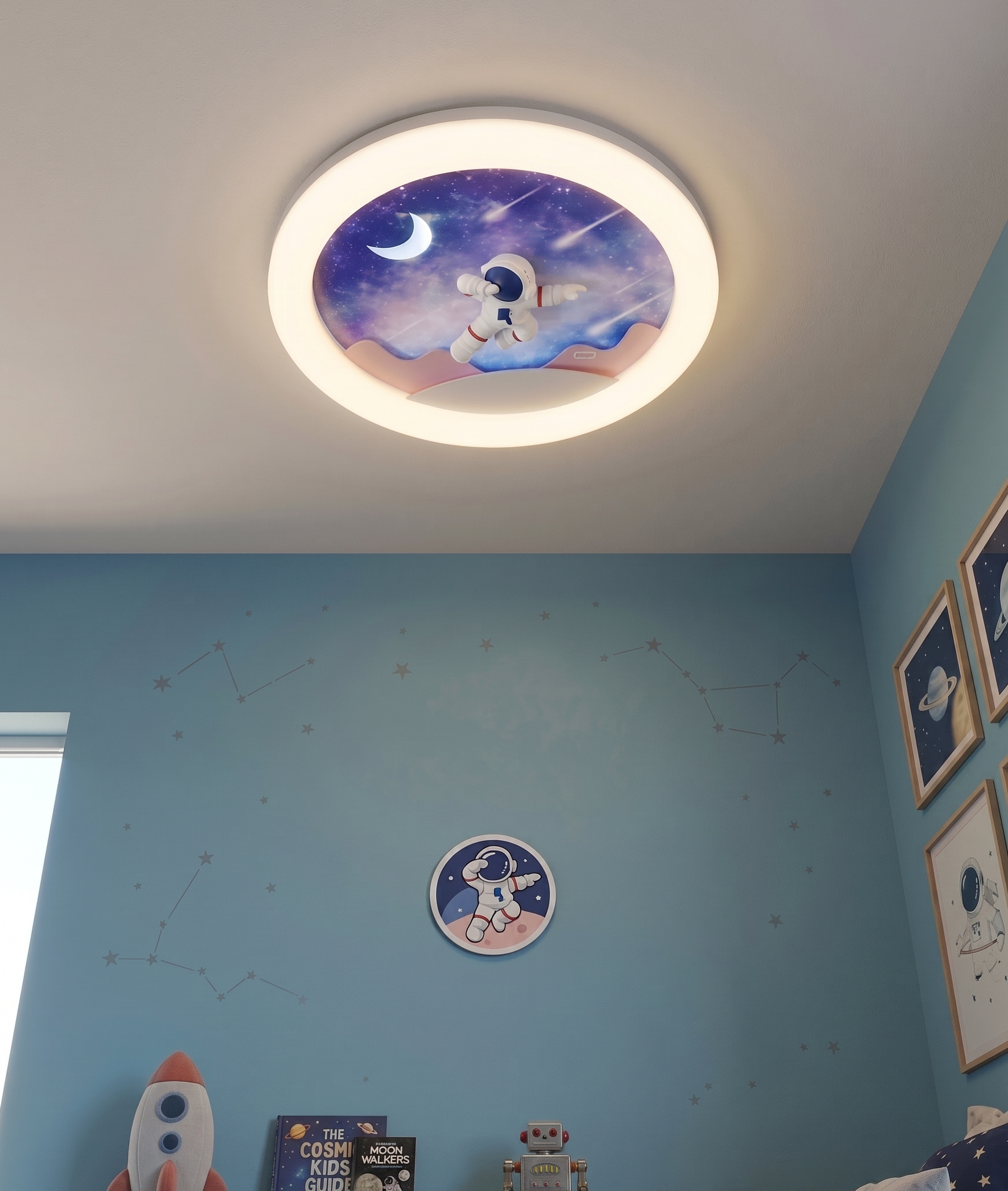When Moon Winked (20 Inch) Wall/Ceiling Light