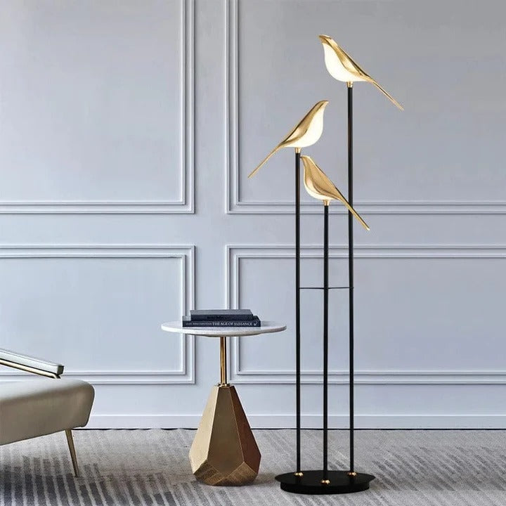 Optimistic Bird Trio Floor Lamp