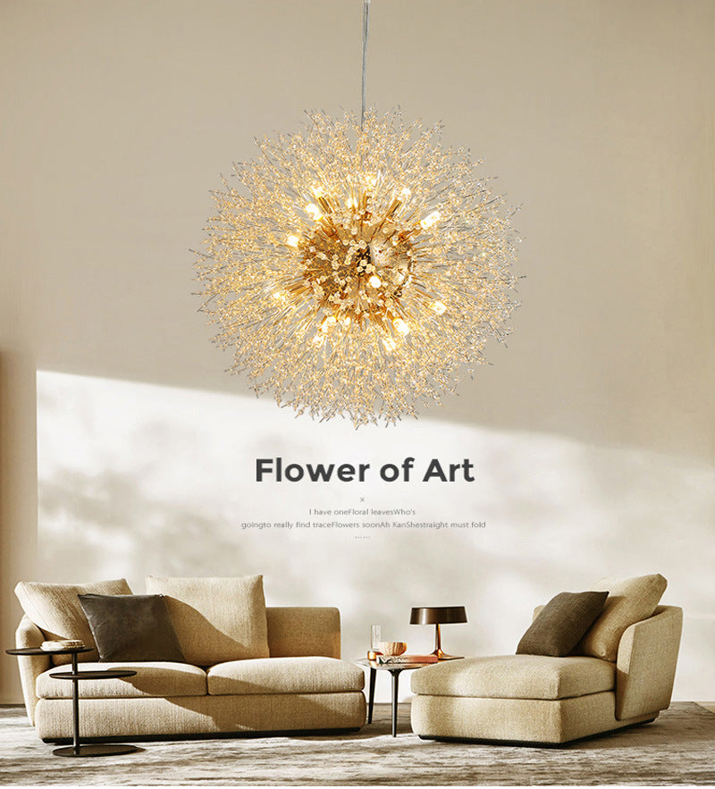 Reach the Stars (Spherical Golden) Chandelier 20 Inches Dia Hanging Light