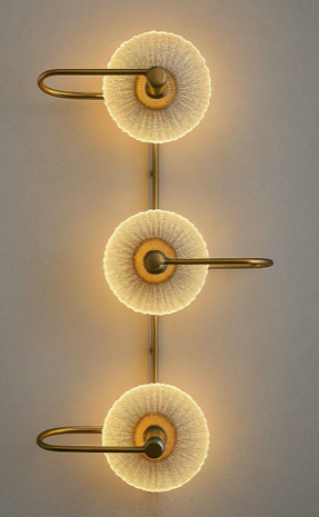 Threefold Serenity (Glass, LED) Wall Light