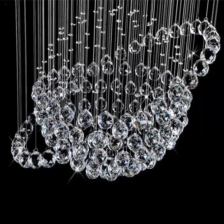 Cosmo Sparkle: Galaxy Crystal Chandelier