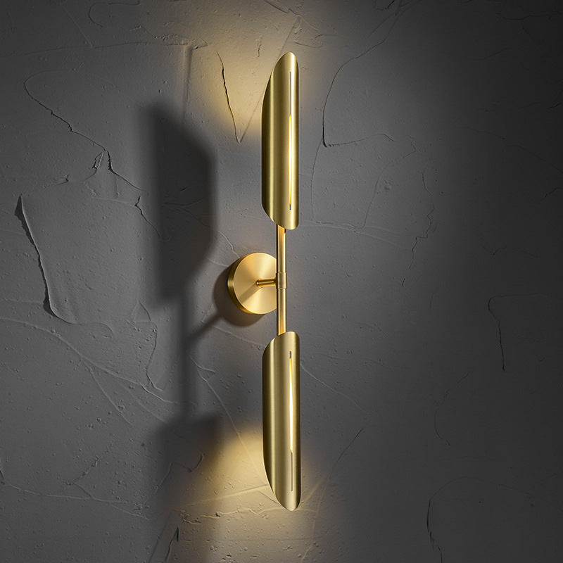 Calm Glow: Peaceful Life (Gold) Wall Light
