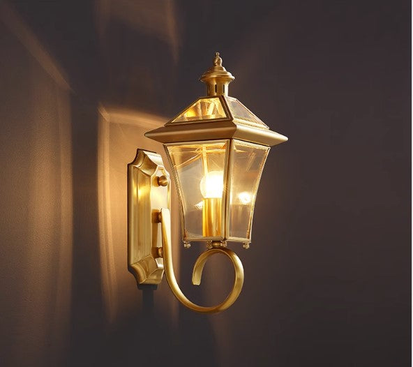Riches Alfresco (Gold) Wall Light