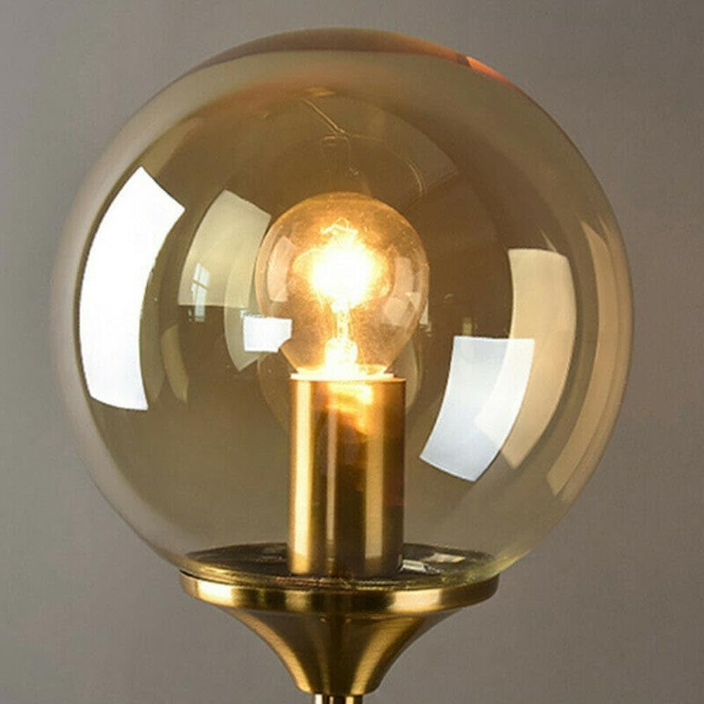 Modern Gold Finish Glass Ball Light Wall Lamp