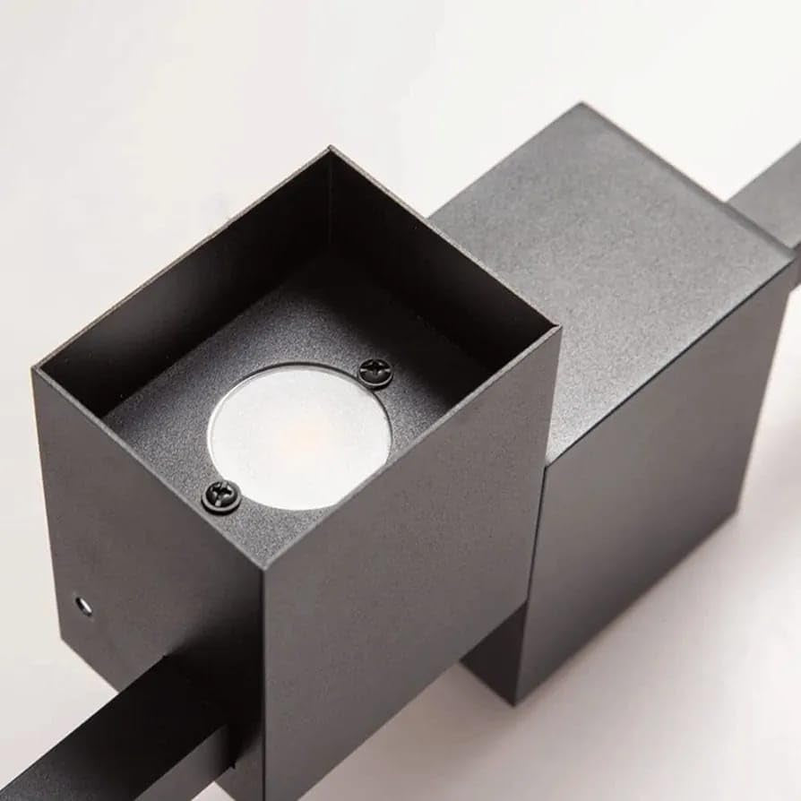 Modern Black Linear LED Long Tube Wall Light