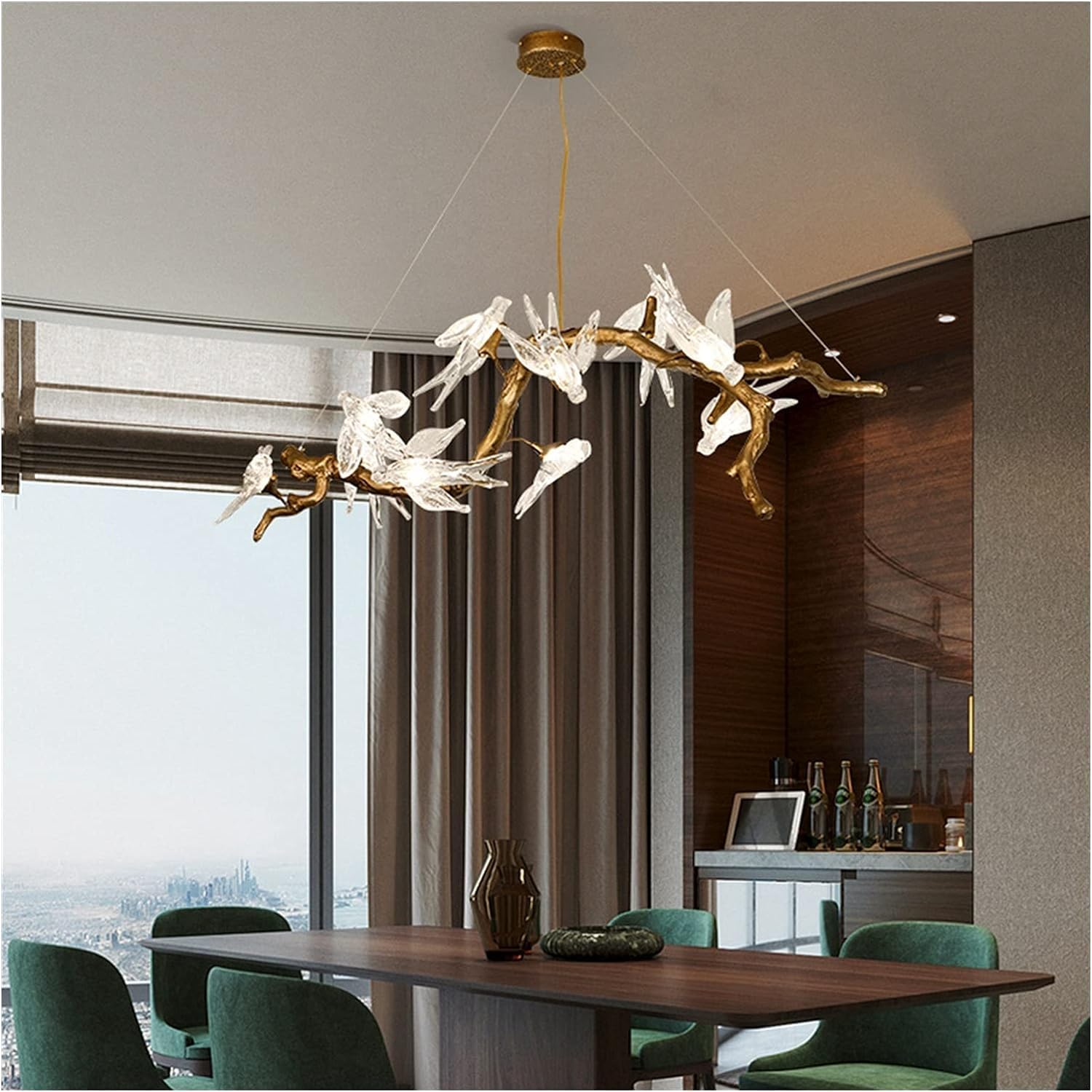 Copper Modern Chandelier