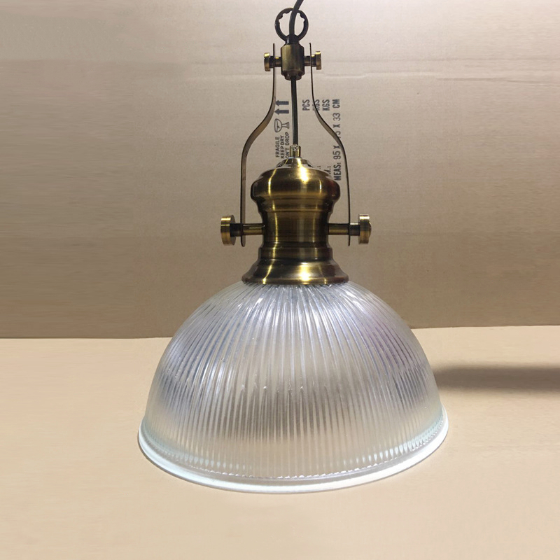 Old Town Glow (Clear Glass, Gold) Hanging/Pendant Light