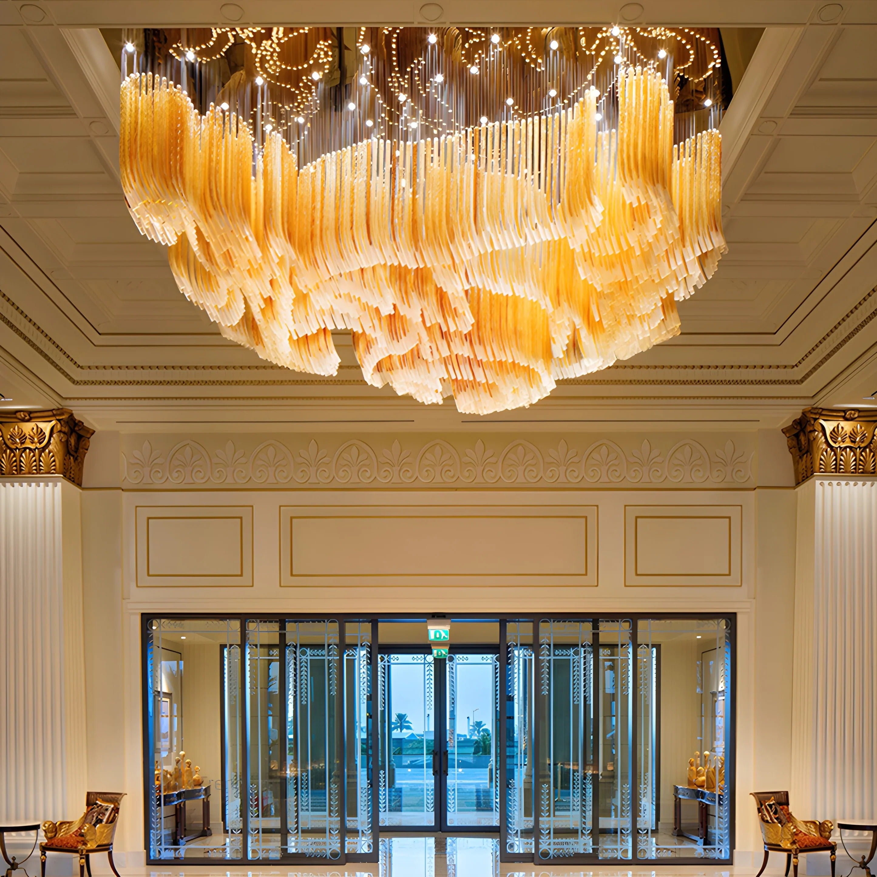 Santiago Pearls (Crystal Chandelier)