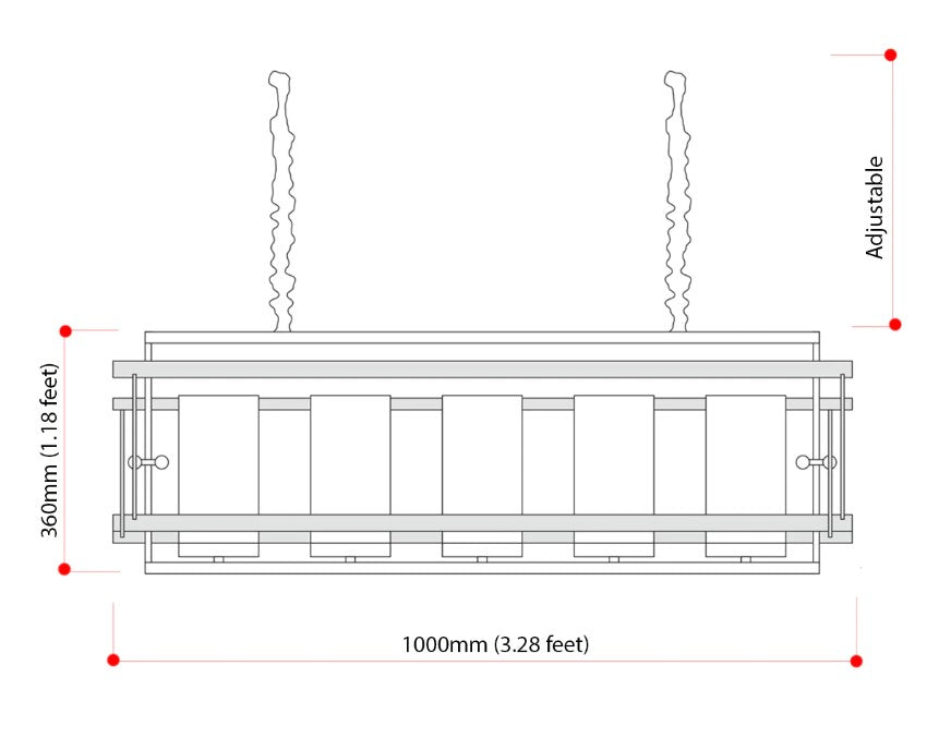 Antique Gold Glass Chandelier