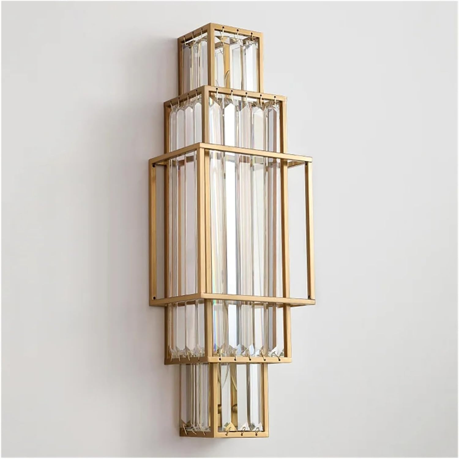 Modern Minimalist Luxury Glass Crystal Wall Lamp