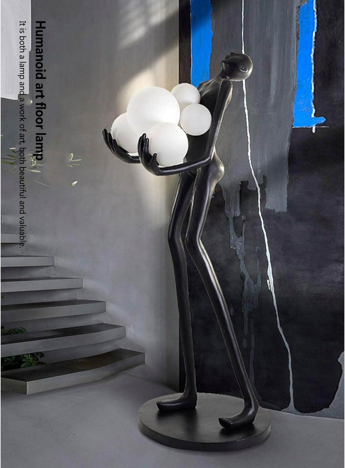 Meet me here: Human Floor Sculpture with Balls