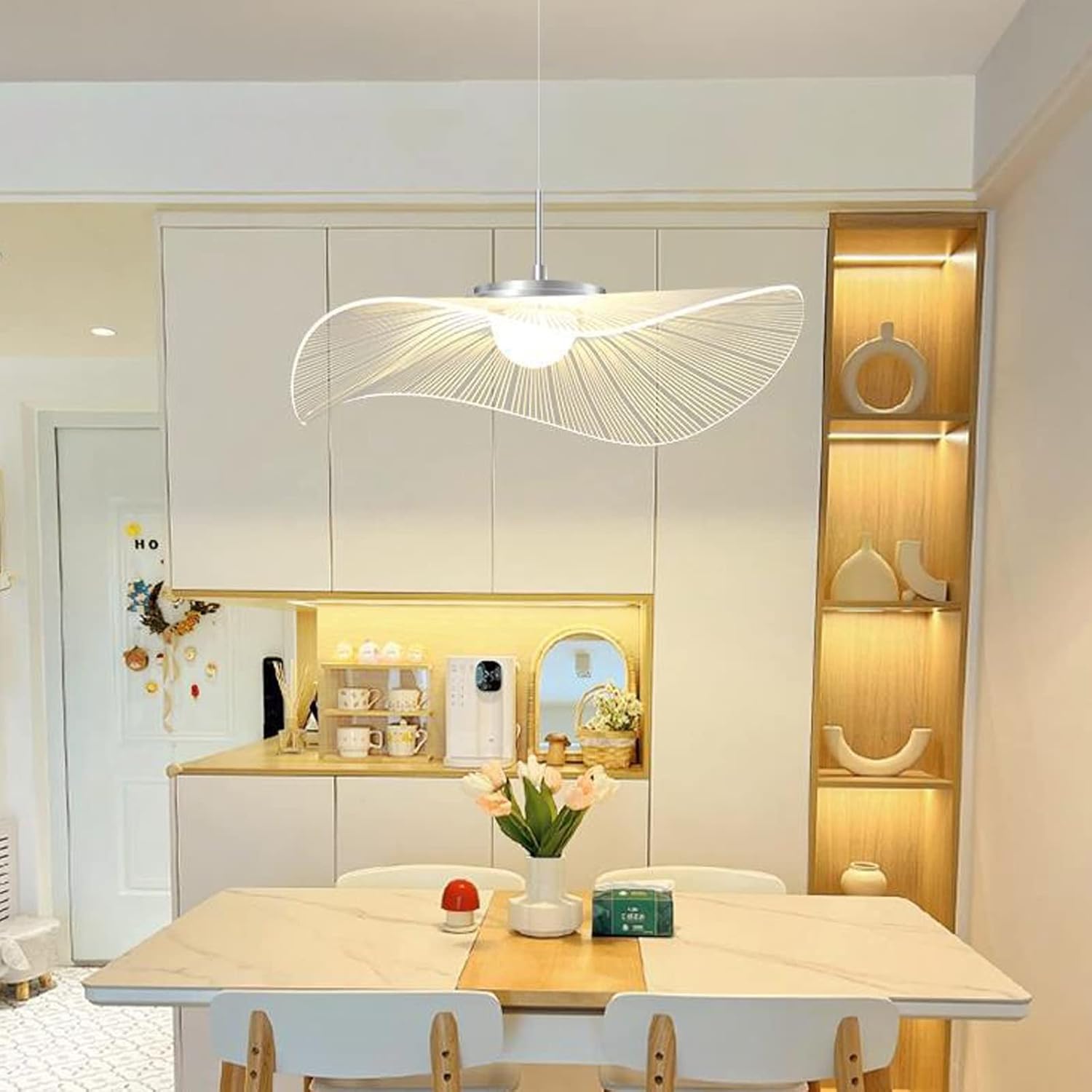 3 Colors Lotus Design LED Farmhouse Chandelier