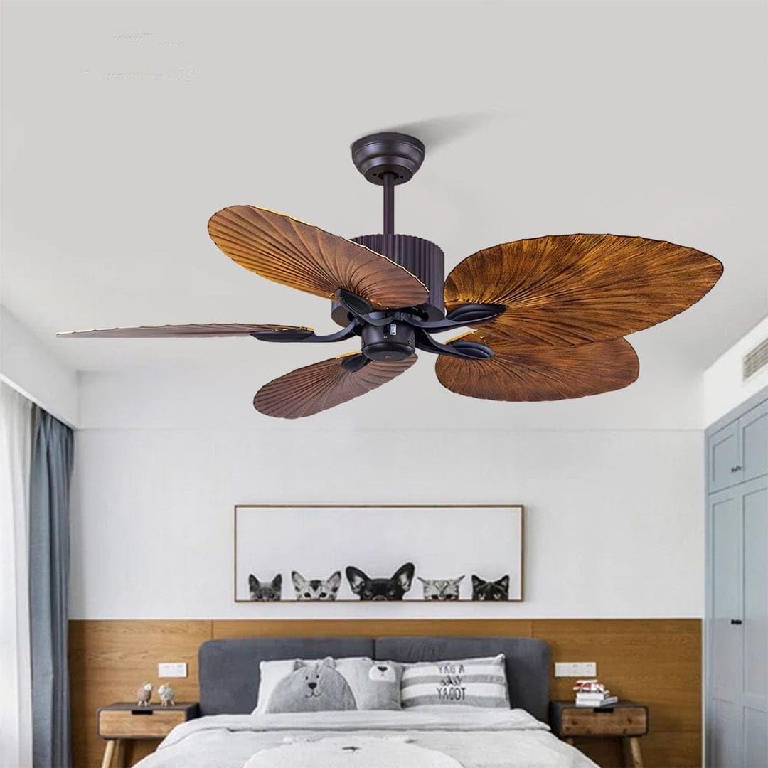 Wooden Aspirations (52 Inches Span, Wooden Finish ABS) Ceiling Fan with Remote Control