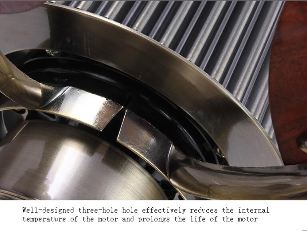 Havana Breeze (48 inches Span, Dark Brown Leaf-Shaped Blades, Frosted Glass Chandelier) Ceiling Fan