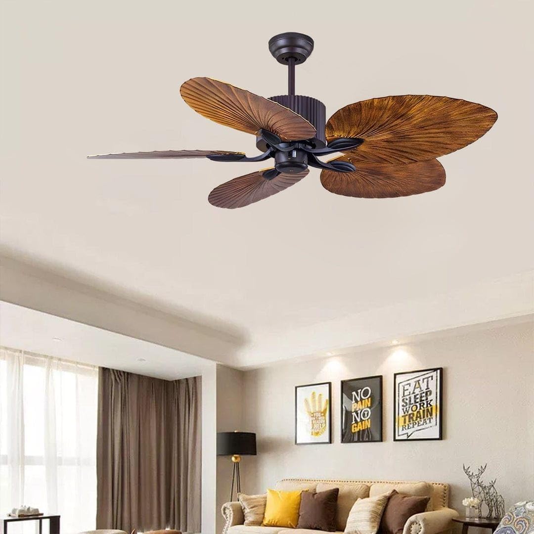 Wooden Aspirations (52 Inches Span, Wooden Finish ABS) Ceiling Fan with Remote Control