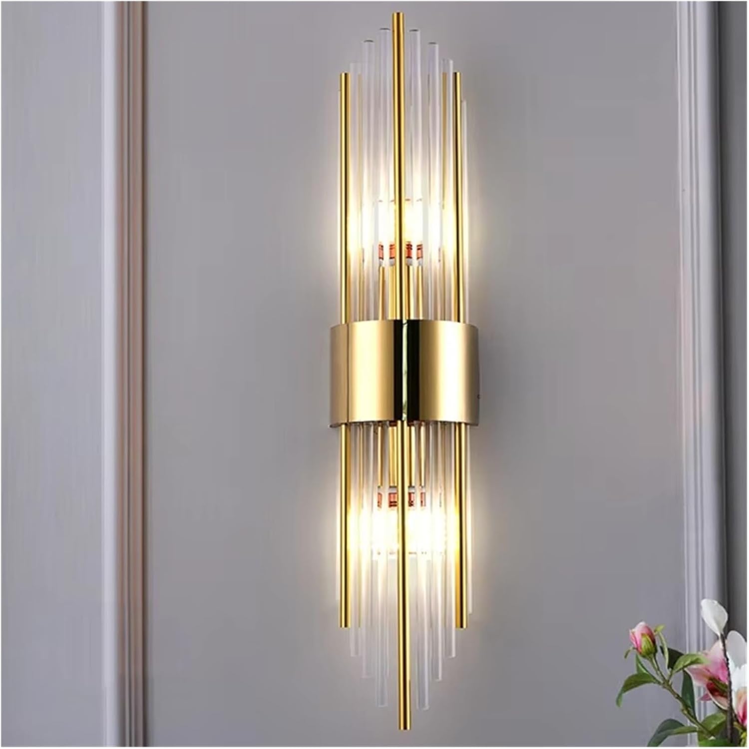 Glass Living Room Bedroom Wall Lamp