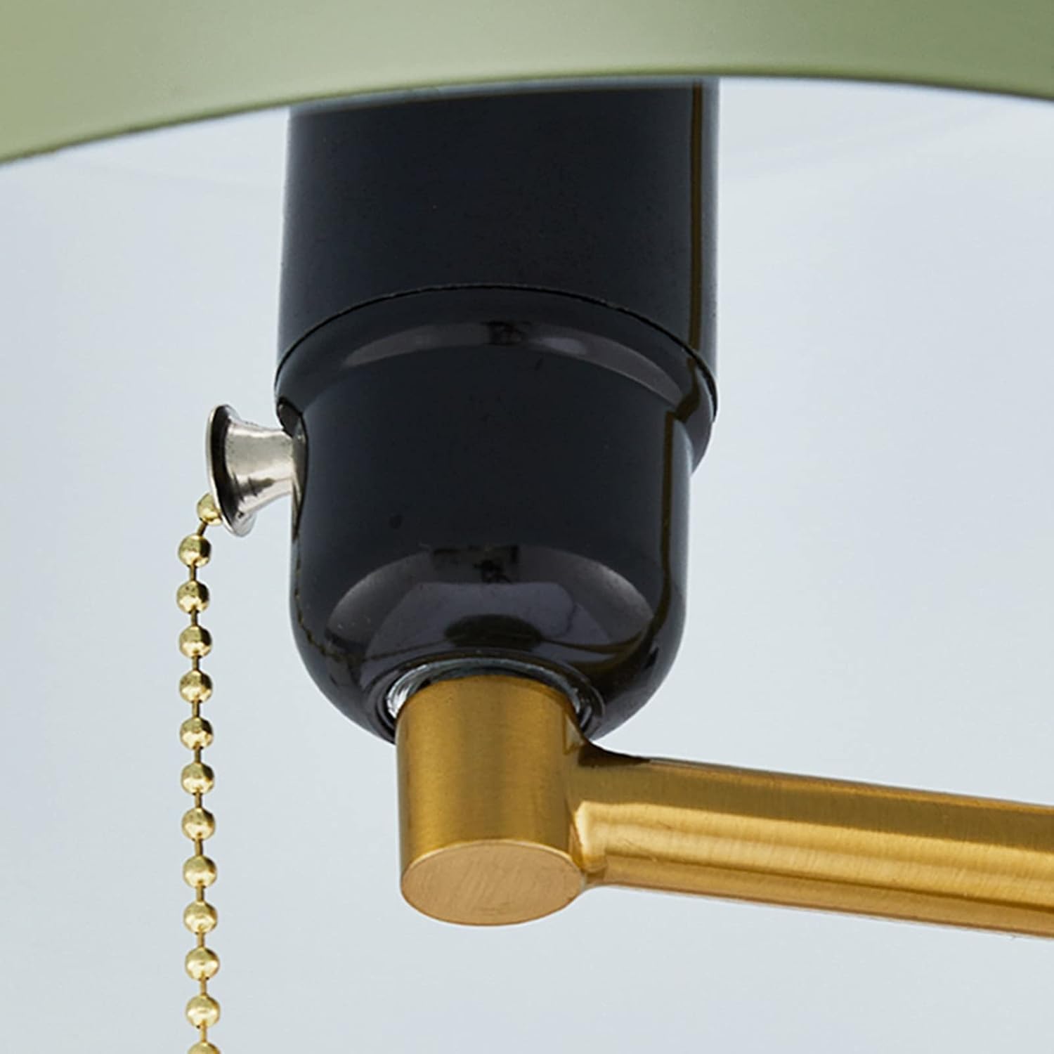 Desk Console Table Lamp With Black Color Shade