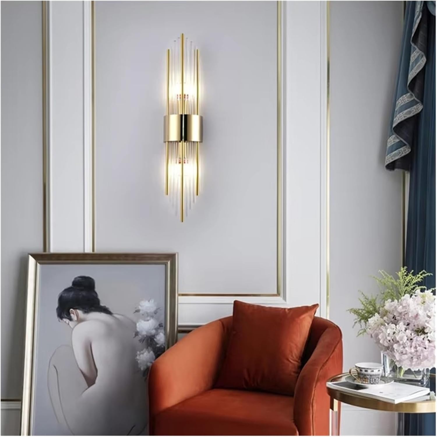 Glass Living Room Bedroom Wall Lamp