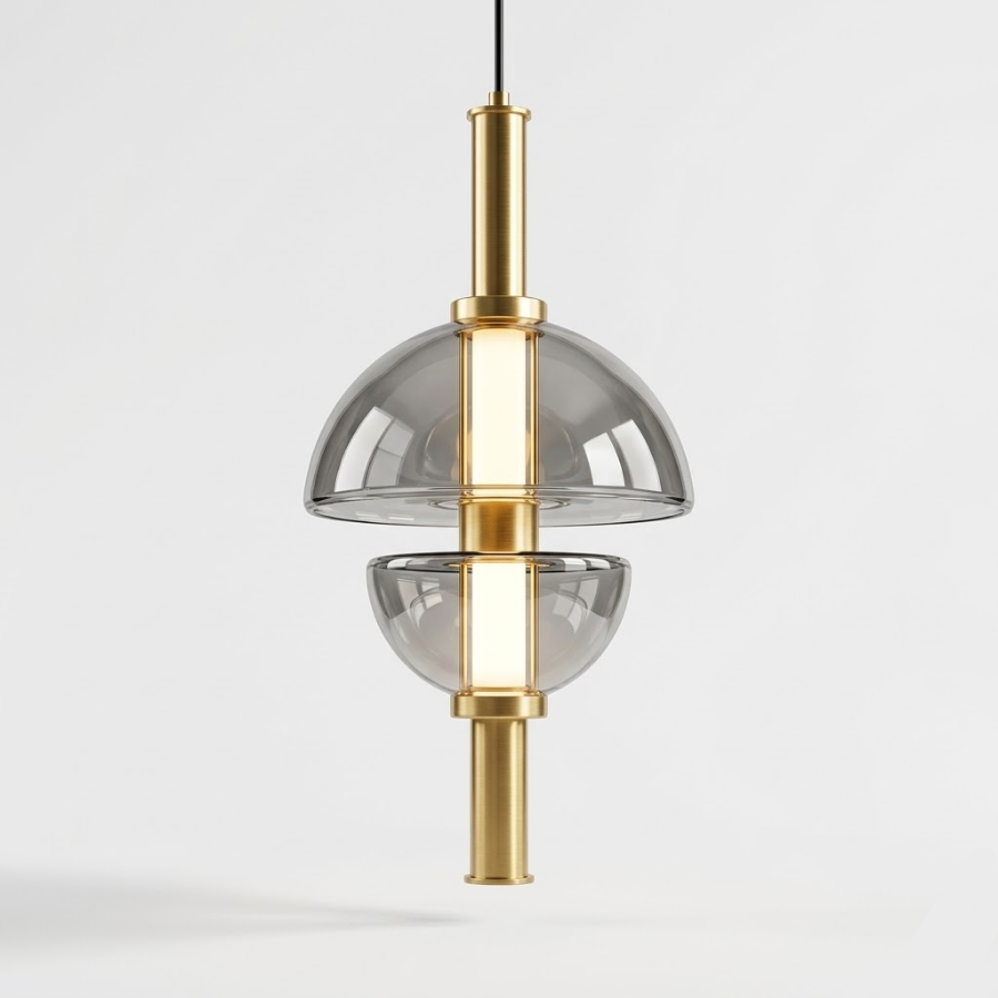 Modern Glass Globe Pendant Light