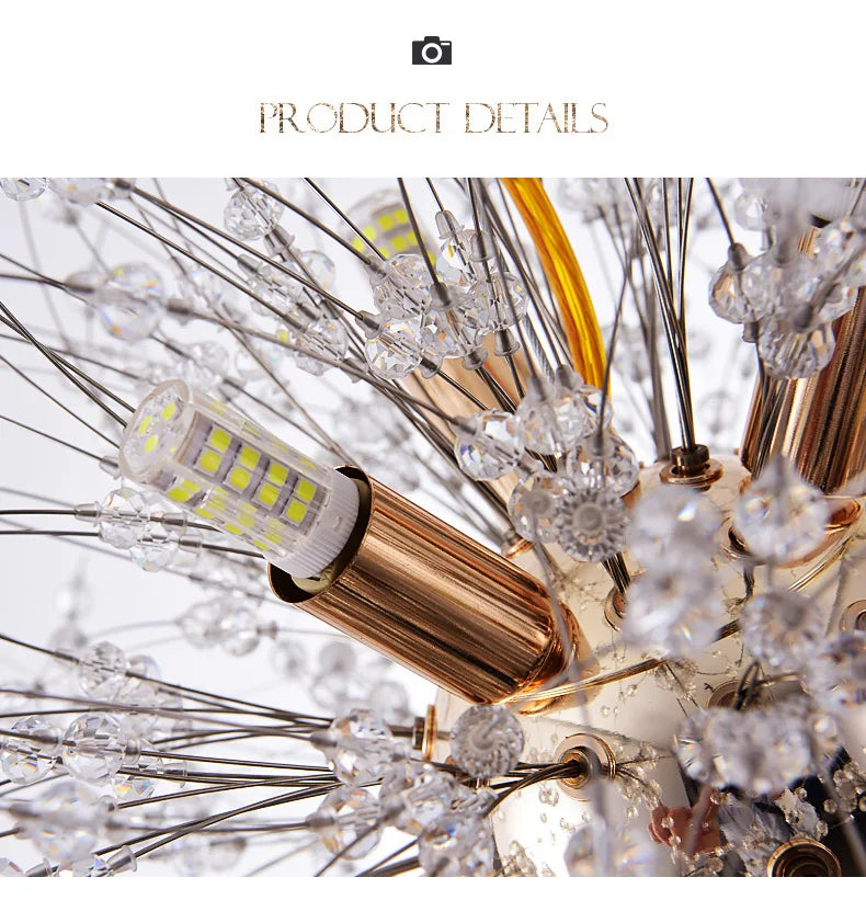 Reach The Stars (Gold) Chandelier