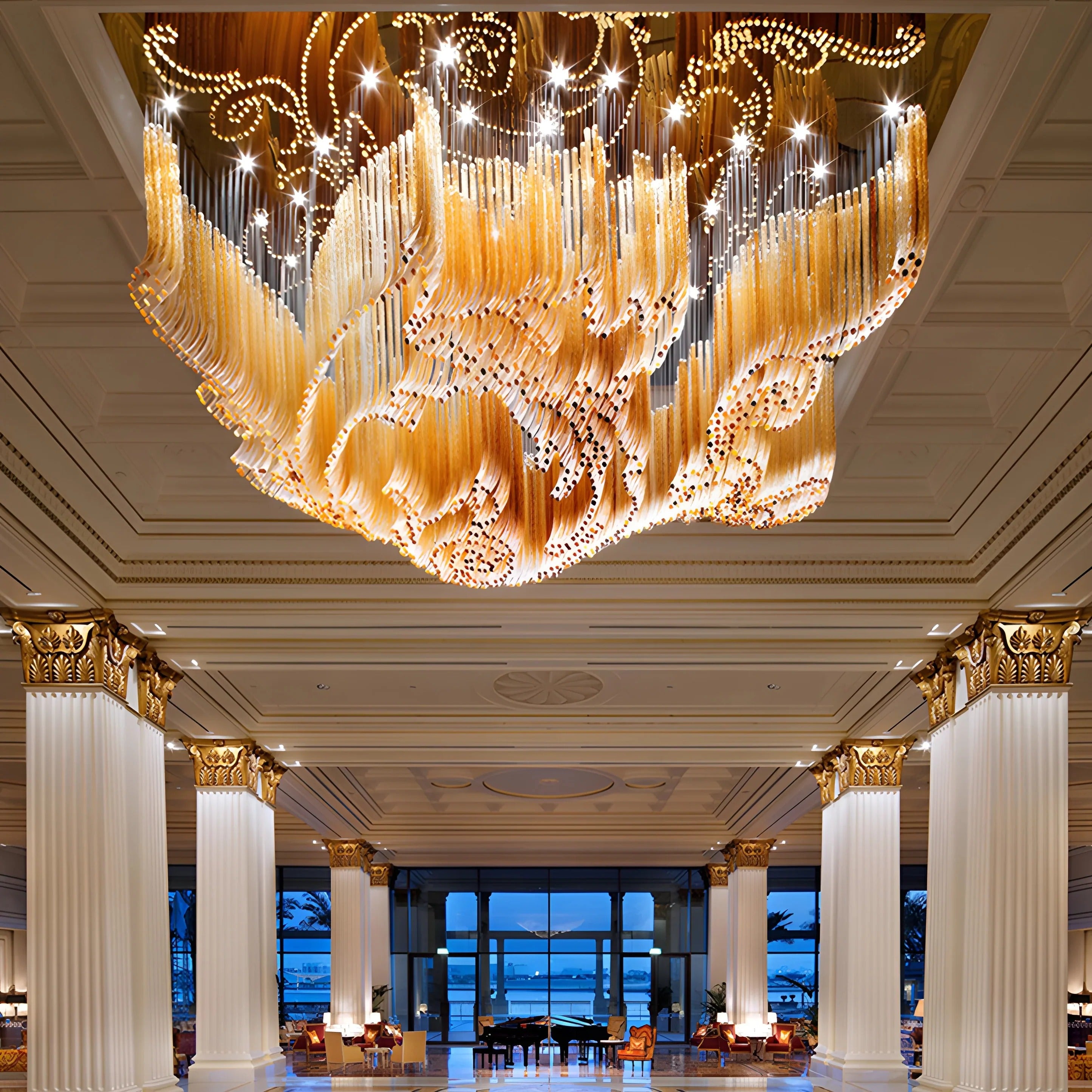 Santiago Pearls (Crystal Chandelier)