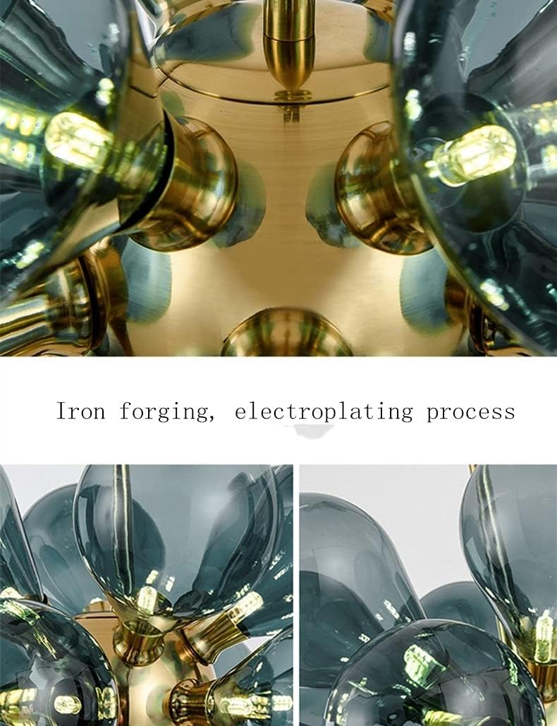 Blue Modern Sputnik Pendant Light