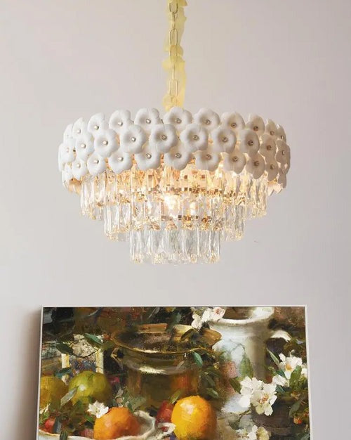 Orchid Bliss (White) Chandelier