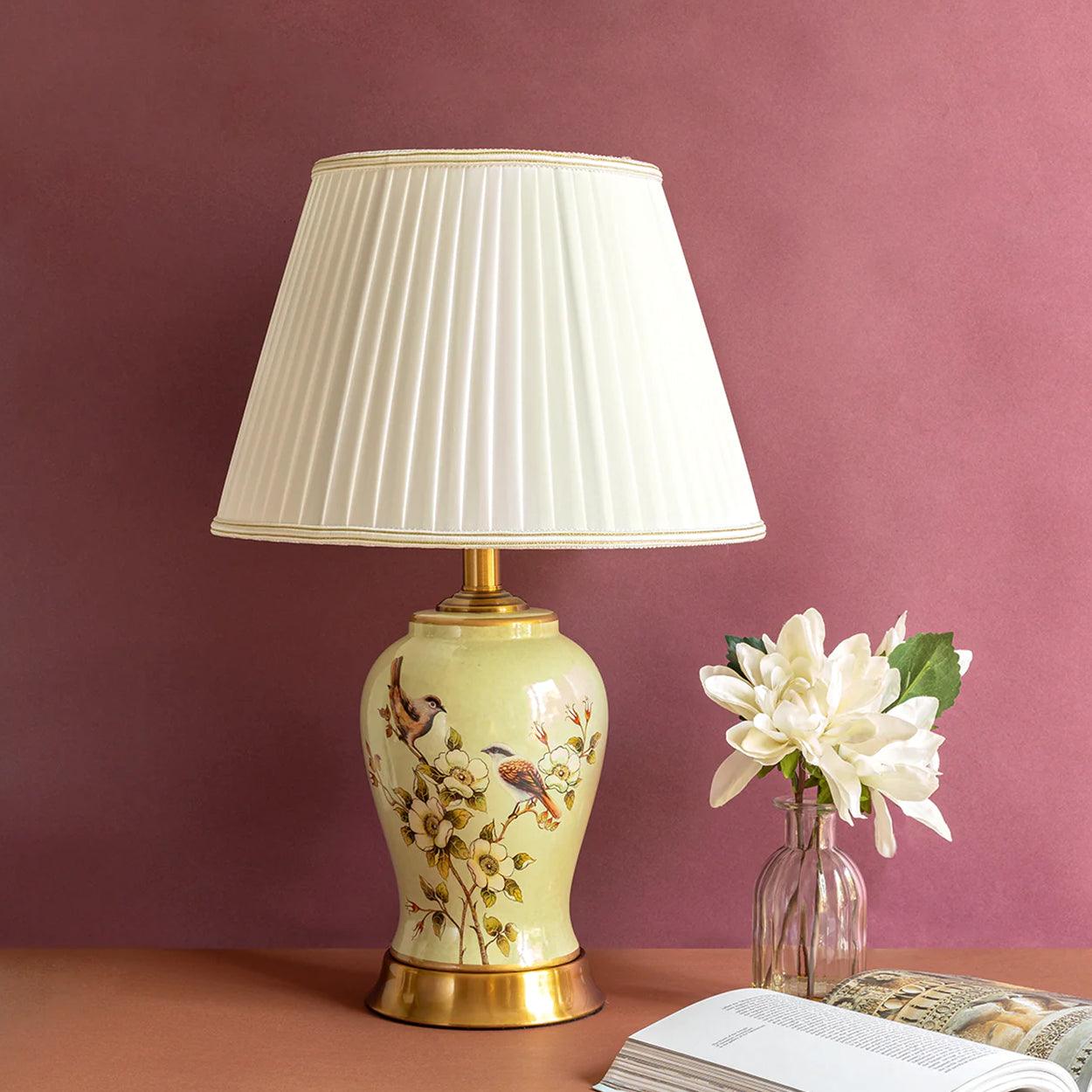 Infinite Petals Ceramic Table Lamp