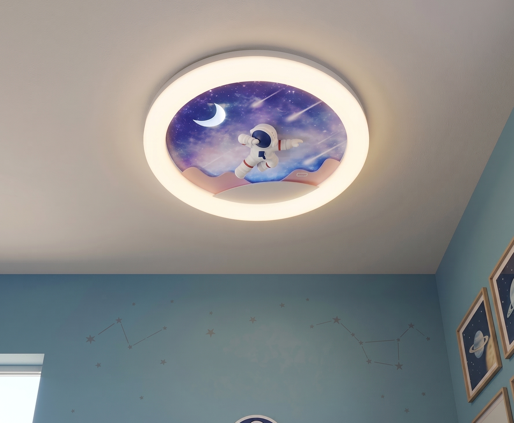 When Moon Winked (20 Inch) Wall/Ceiling Light