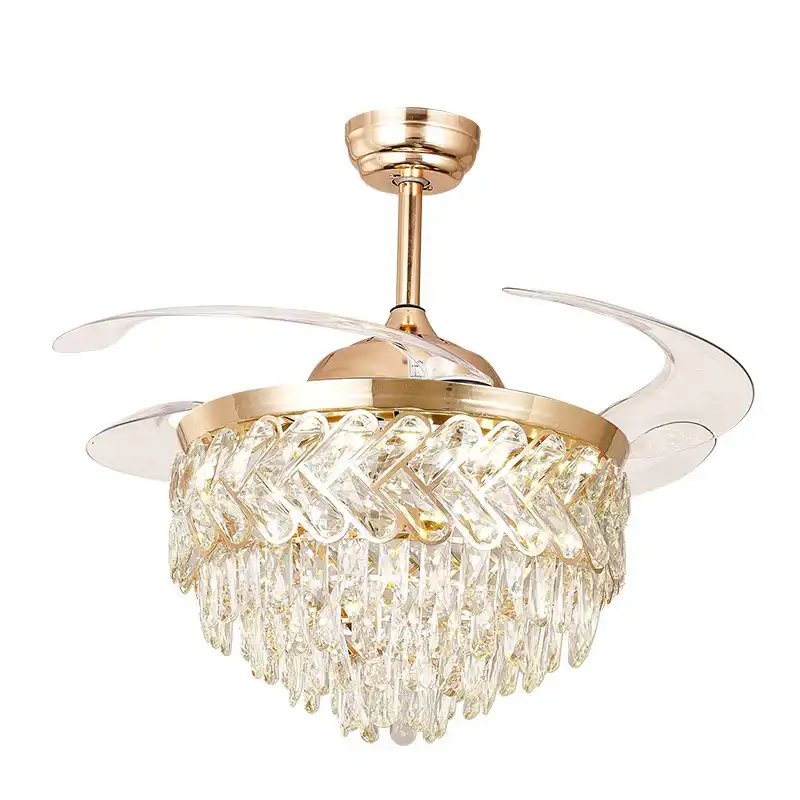 Crystal Ceiling Fans with Lights