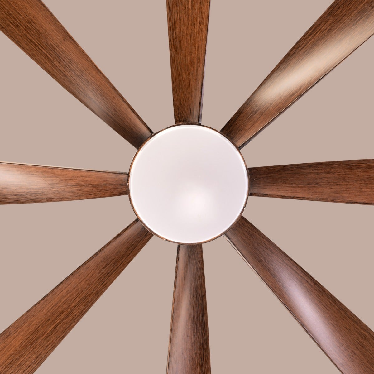 Wood Finish Metal Body Remote Control Ceiling Fan