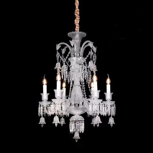 Fantasia Evening (White, 6 Lights) Chandelier