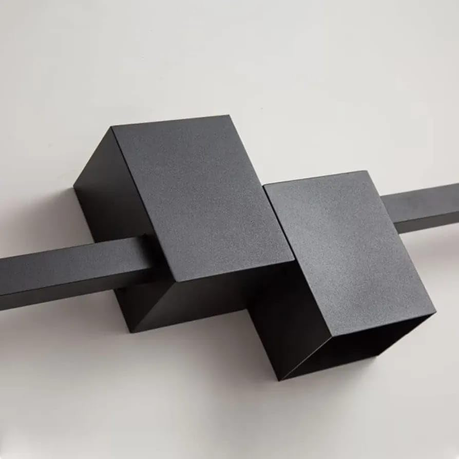 Modern Black Linear LED Long Tube Wall Light