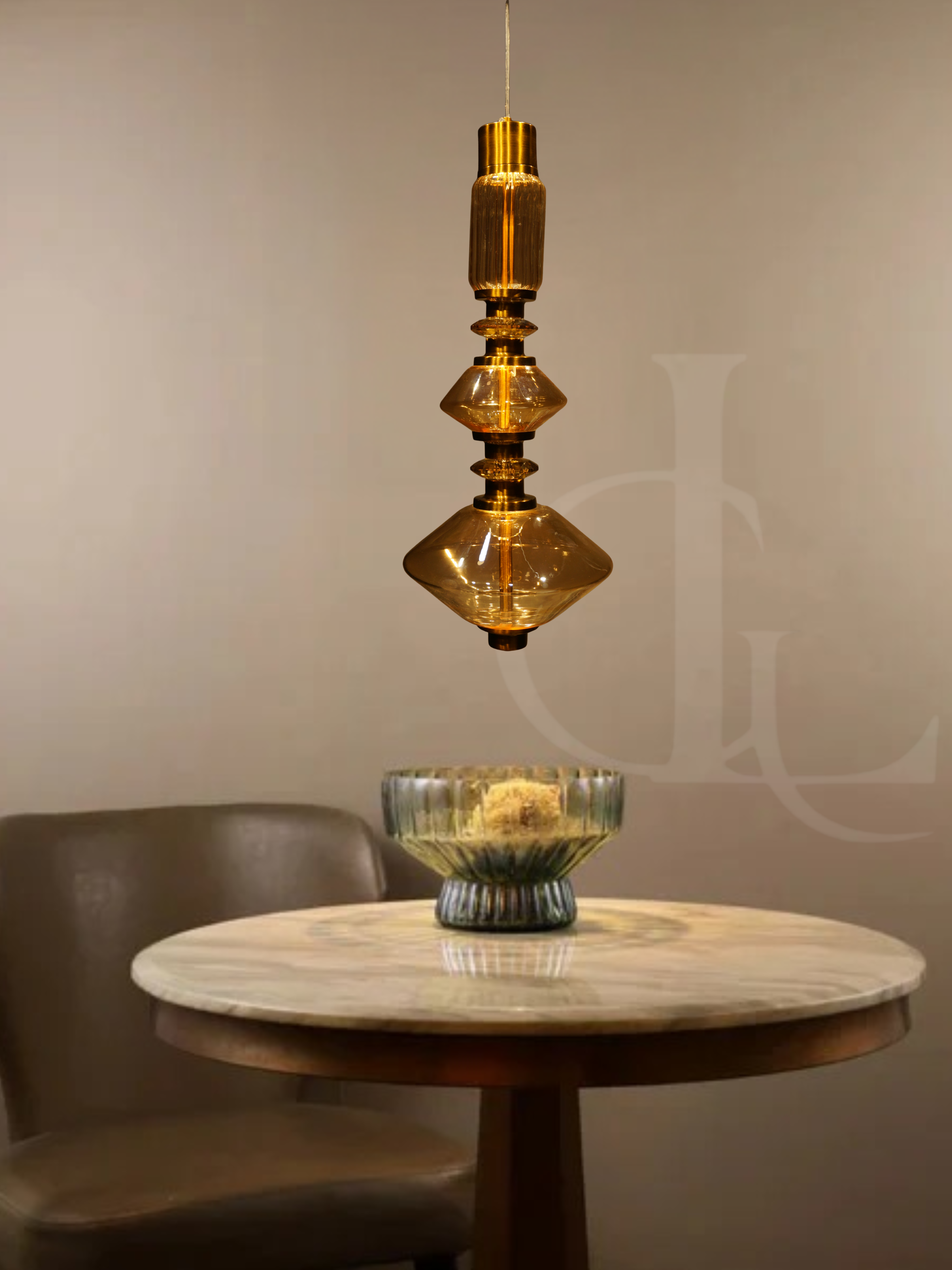 Amber Drift Pendant Light