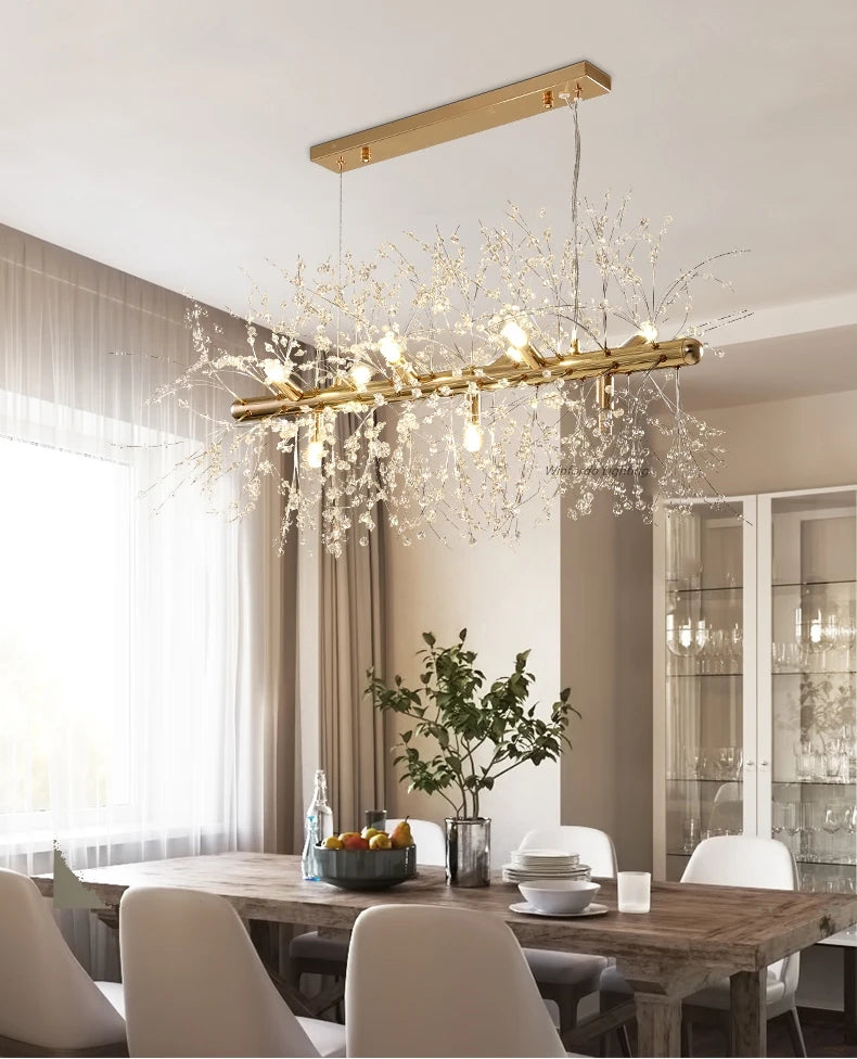 Reach The Stars (Gold) Chandelier