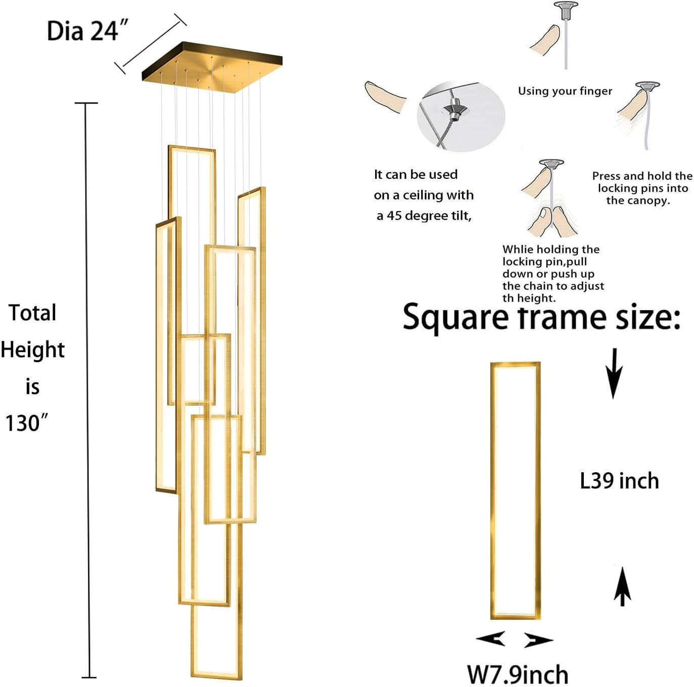 Flashing God Modern Chandelier