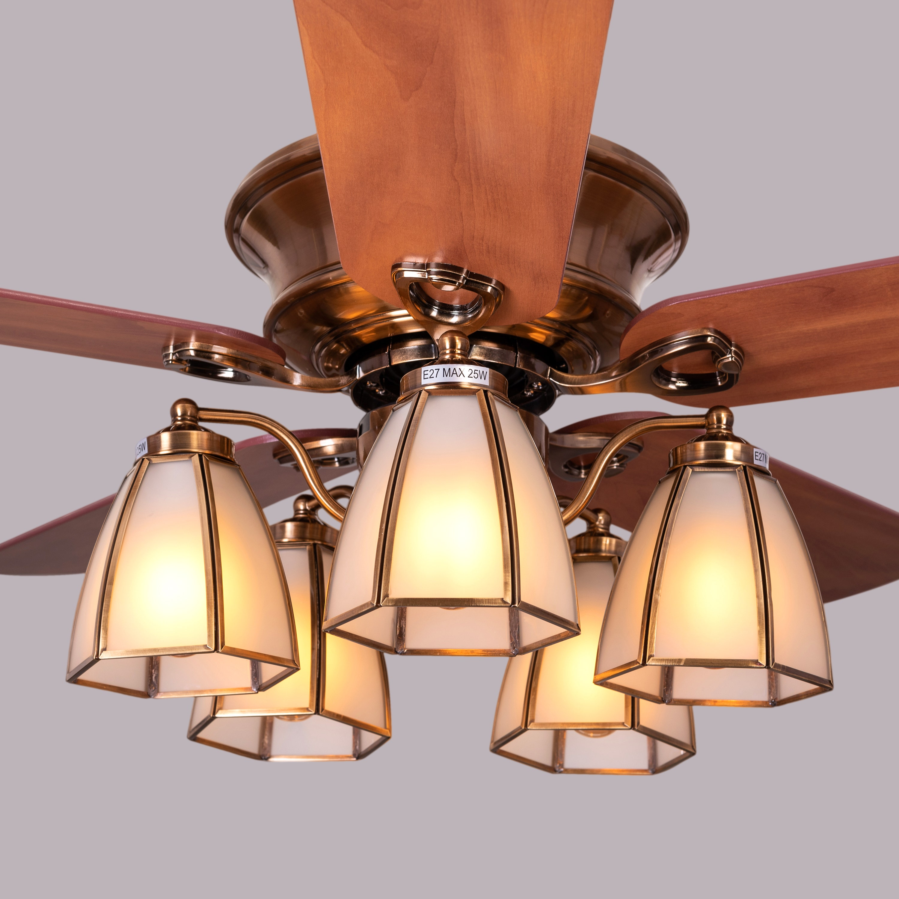 Caramel Valley (48 Inches Span, Teak Finish) Ceiling Fan