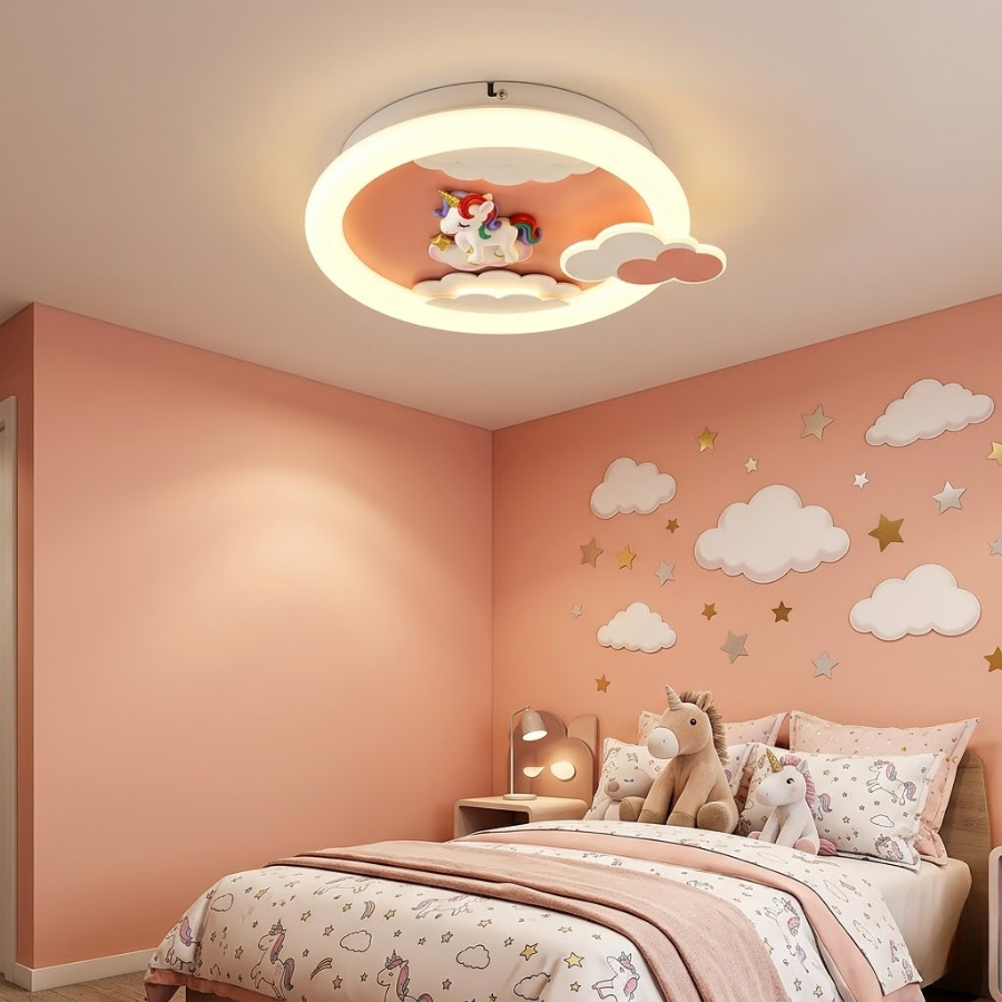 Kids Unicorn LED Wall Light