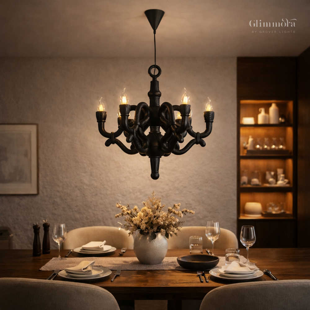 Nocturne Sculptural Modern Chandelier