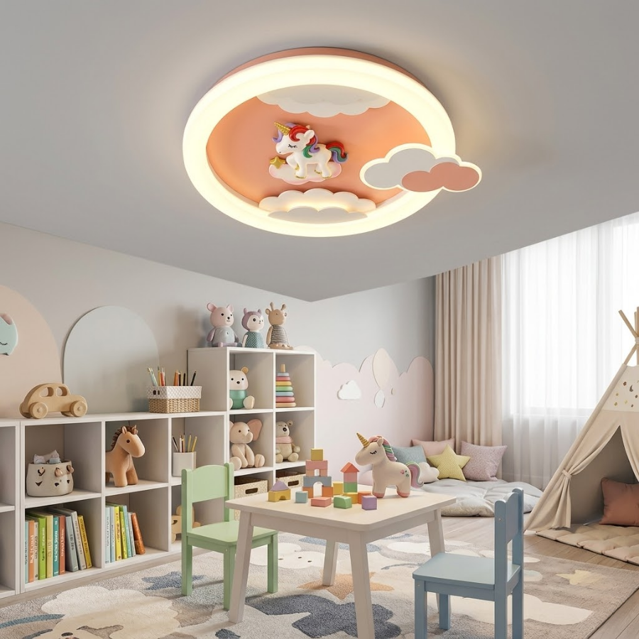 Kids Unicorn LED Wall Light